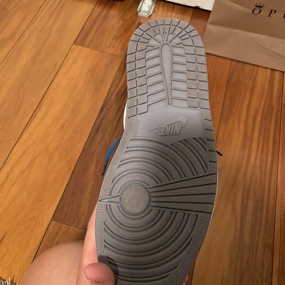 Jordan 1 low try blue size 9 - Picture 3 of 9